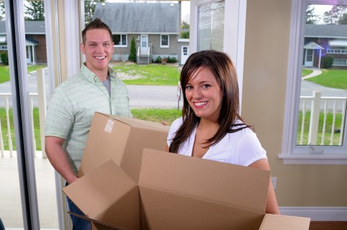 Organised household furniture stored safely in South Wimbledon