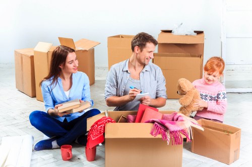 Local removals team handling furniture and storage arrangements in South Wimbledon