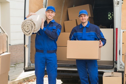 Student storage boxes prepared in Southwimbledon for easy move-out