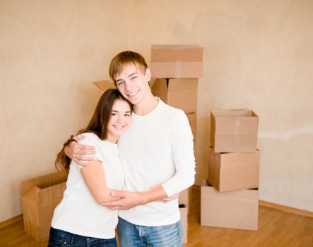 Packed moving boxes ready for a South Wimbledon home relocation