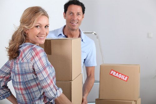 Prepared belongings packed for long-term storage in South Wimbledon
